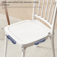 Chaises de prière empilables en résine PP colorée, en plastique, pour hôtels, fêtes, banquets, extérieur, maison, salle à manger, salon, villa - Vente en gros à prix réduit