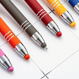 Bolígrafo de Metal con Punta de Bola de Aluminio para Pantalla Táctil, Tinta Negra de 1.0 mm, para Oficina y Escuela, con Grabado Láser, Precio Económico - Product Image 3