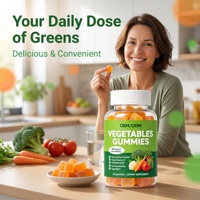 Gummies Superfood SuperGreen à la vitamine C, très demandées, pour stimuler le système immunitaire, complément alimentaire pour adultes