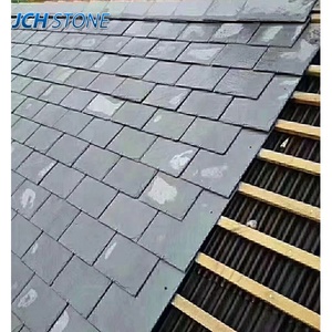 Tuiles de <span class=keywords><strong>toiture</strong></span> en pierre naturelle Tuile à découper en <span class=keywords><strong>ardoise</strong></span> noire - Product Image 5