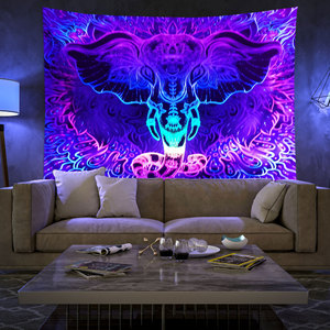 Tapiz de Mandala indio XinLan, tapiz colgante de pared, tapiz psicodélico gitano bohemio, tapiz de <span class=keywords><strong>brujería</strong></span> - Product Image 6