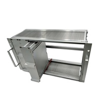 ZSTC C-BOX Fabrication sur mesure de boîtiers en tôle OEM, profilé aluminium 19 pouces 6U 5U 4U 3U avec poignée, subrack