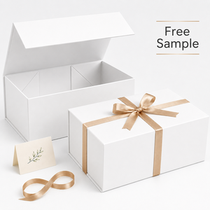 Custom Luxury Folding Magnetic Gift <b>Box</b> Paper <b>Foldable</b> Magnet Rigid Cardboard Packaging <b>Box</b> Clothing Shoe Paper <b>Box</b> White - Product Image 1