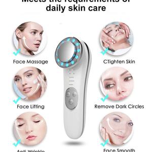 Equipo de Belleza para Uso Doméstico, Masajeador Facial y de Cuello 7 en 1 para Limpieza Profunda, Lifting Facial, Alta Frecuencia, Absorción de Crema - Product Image 5