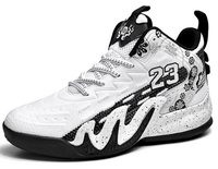 Zapatos Deportivos de Baloncesto para Hombre, Diseño Personalizado, Malla Transpirable, Antideslizantes, con Amortiguación, para Estudiantes de Secundaria y Corredores