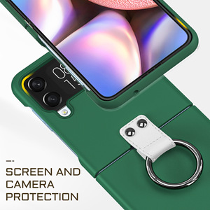 Tùy Chỉnh Sang Trọng Thiên Hà Z Lật <span class=keywords><strong>5</strong></span> Trường Hợp Điện Thoại Đầy Màu Sắc PC Có Thể Điều Chỉnh Ngón Tay Vòng Dây Buộc Crossbody Dây Đeo Các Tính NĂNG Logo - Product Image 2