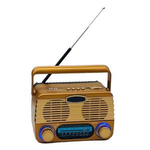 Altoparlante BT Portatile Retrò con <span class=keywords><strong>Radio</strong></span> FM AM SW a Tre Bande, <span class=keywords><strong>Design</strong></span> <span class=keywords><strong>Vintage</strong></span> per Uso Domestico e Intrattenimento Quotidiano - Product Image 1