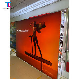 Marco de caja de luz LED portátil con equipo de exhibición de Feria Comercial de tela de tensión para ferias y exposiciones - Product Image 6