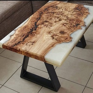 <span class=keywords><strong>Table</strong></span> basse <span class=keywords><strong>bois</strong></span> résine époxy cristalline belle <span class=keywords><strong>table</strong></span> à manger en résine solide - Product Image 3