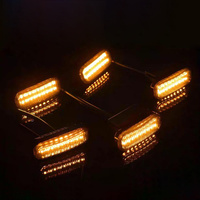 Feux de calandre pour véhicules tout-terrain, pick-up, installation universelle sans dommages, installation par clip, lampe LED à commande sans fil