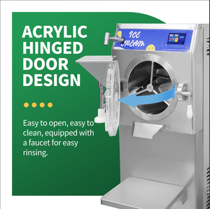 Machine de fabrication de crème glacée Gelato artisanale à 5 programmes 48L/60L/100L/H/Machine à collation Acai portable/Machine à congélation par lots de crème glacée dure - Product Image 6