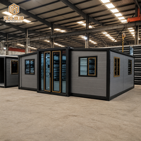 Maison Modulaire Préfabriquée Conteneurisée Moderne de 20, 30 ou 40 pieds, 1 à 4 Chambres, Cuisine et Salle de Bain, Vente Directe Usine pour Hébergement de Complexes Touristiques