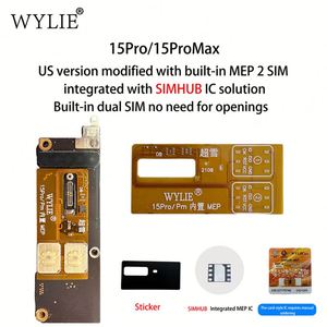 Wylie 15pro 15promax MEP Flex รองรับซิมคู่ในตัว ไม่ต้องเจาะ ใช้ได้กับ SIMHUB IC Solution - Product Image 6