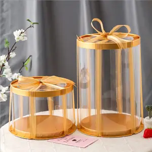 30 Cm Goud Ronde Cake Doos Voor 6 Inch 8 Inch 10 Inch Cake Christmas Gift Pakket