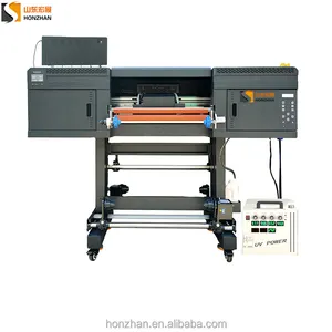 Fabrik großformatiger A1-60-cm-UV-DTF-Drucker rolle zu rolle mit Laminator alles in einem