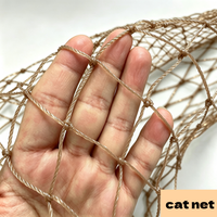 Filet de protection pour chat en fil d'acier, maille renforcée haute résistance pour balcon, fenêtre, terrasse, sécurité des animaux domestiques