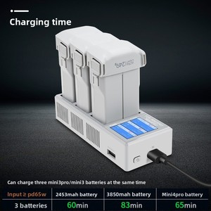 Accesorios para Drones, Centro de Carga PD de Tres Vías con Pantalla Digital, Piezas de Repuesto de Aleación para Drones <span class=keywords><strong>DJI</strong></span> Mini3, Mini3 Pro, <span class=keywords><strong>Mini4</strong></span> Pro - Product Image 4