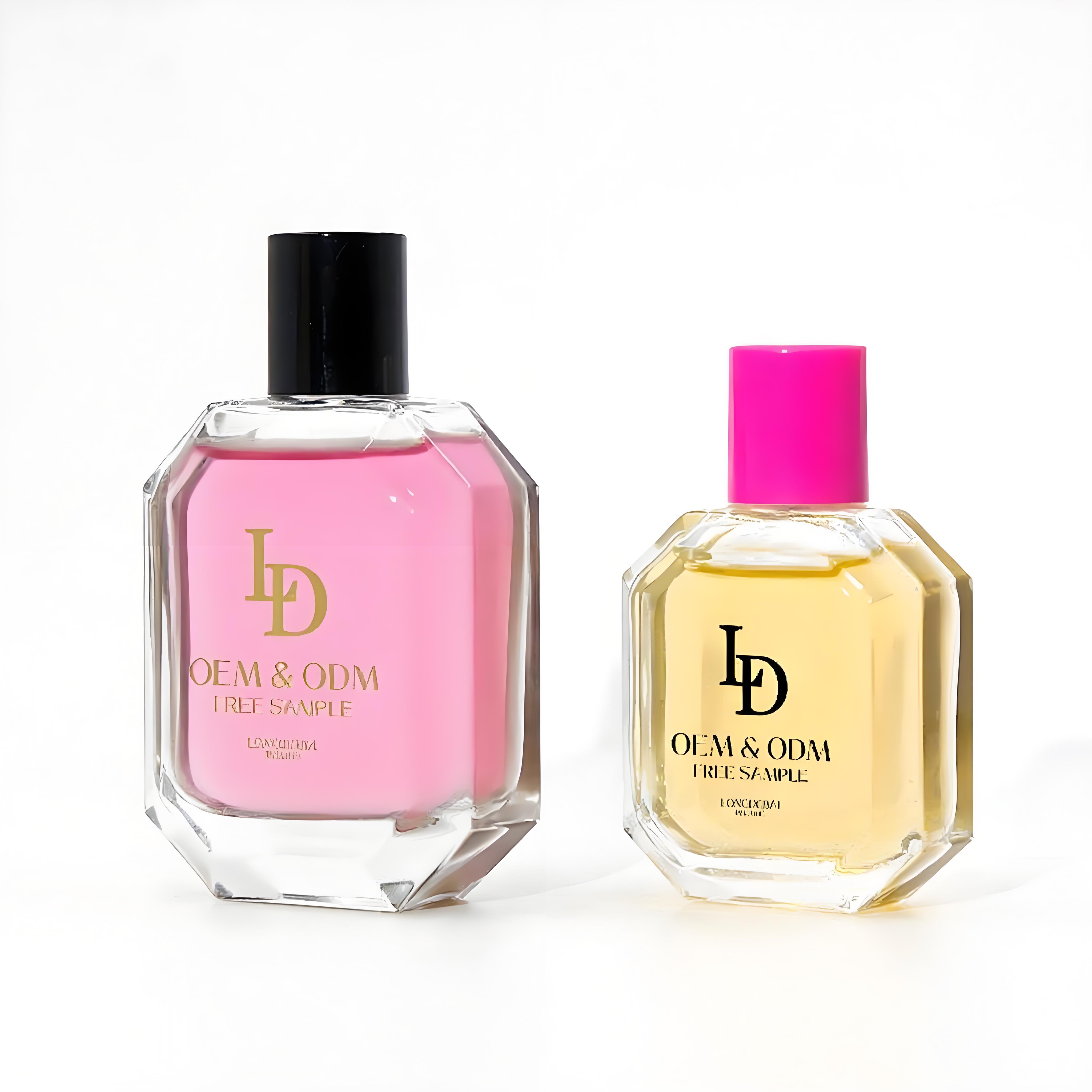 Clear glass bottle