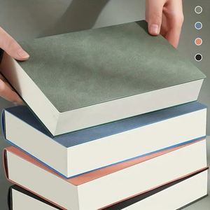 Luxurious Durable 760 Pages Custom A5 Hardcover Leather Notebook with Thread Sewing Binding and Digital Printing - Product Image 3