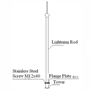 Cột thu lôi cho hệ thống chống sét - Product Image 3