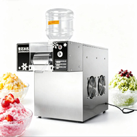 Machine à glace commerciale en flocons d'argent, capacité de 120 kg/jour, pour la restauration et les cafés