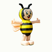 Poupée gonflable géante en 3D avec logo PVC personnalisé, différentes tailles et différents logos gonflables
