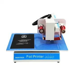 ZX-8025 Paper Leather Pvc Sheets Printing Machine Foil Stamping Hot Machine