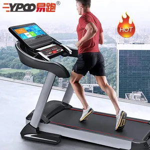 Esteira YPOO para escritório, esteira com tela sensível ao toque, esteira profissional para corrida, máquina portátil para exercícios, android