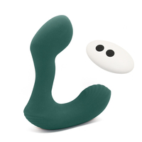 Wosilicone Nouveau Masseur de Prostate à Télécommande Électrique pour Homme, Étanche IPX7, 2+8 Fréquences de Vibration, Jouet Sexuel