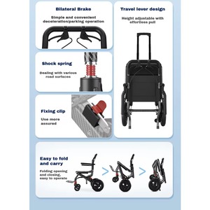 CareMoving Light Weight Medical wheelchair Manual wheelchairs Second Hand wheelchairs OLF - Product Image 5
