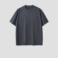 T-shirt Unisexe Oversize Épais 305 g/m² en Coton Tricoté 100% Écologique, Coupe Décontractée Streetwear à Épaules Tombantes – Vente en Gros
