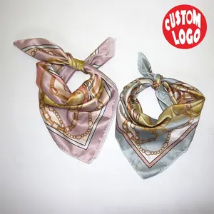 Cetakan Sapu Tangan Bandana Desain LOGO Kustom