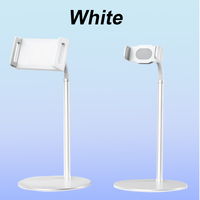 Support de téléphone portable pliable et flexible en ABS, étanche, magnétique, réglable en hauteur, argenté et noir, anti-corrosion, pour bureau