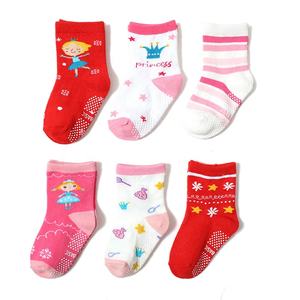Chaussettes antidérapantes pour nouveau-nés filles de 0 à 1 ans, bas prix, chaussettes mixtes pour bébés, été, à la mode, mignonnes - Product Image 3