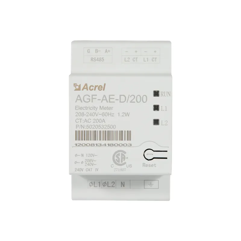 AGF-AE-D idireccional eflux 1-phase,3 cables con certificado 35mm AIL Iail AIL nstalation ururrent 100A