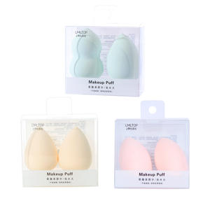 Esponja de Maquillaje LMLTOP, Paquete de 2, Forma de Gota, Poliuretano Hidrofílico, Tamaño Grande para Absorción de Agua A79982 - Product Image 3