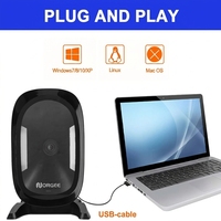 NORGEE 666 Scanner de codes-barres 2D de bureau USB omnidirectionnel Zebra DS9308 en stock