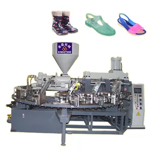 Plastic Vrouwen Kristal Schoenen PVC Jelly Schoen Platte Sandalen Direct Injectie Machine