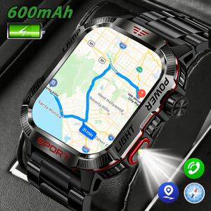 HT29 หน้าจอสมาร์ทวอทช์ IP68 กันน้ำไฟฉาย LED เครื่องติดตามอัตราการเต้นของหัวใจบลูทูธโทรออกเครื่องติดตามการออกกำลังกาย - Product Image 5