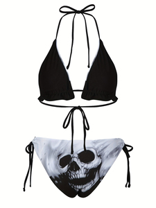 Nuevo <span class=keywords><strong>Bikini</strong></span> Estampado de Moda Europea y Americana al por Mayor de Fábrica, Traje de Baño que Realza las Curvas - Product Image 2
