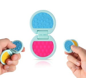 Tự kỷ làm dịu kết cấu mềm cảm giác Flipper đồ chơi EDC Fidget Slider cảm giác đá <span class=keywords><strong>Spinner</strong></span> - Product Image 1