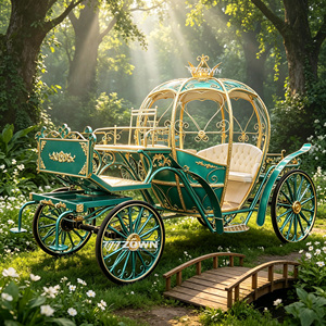 Carroza Eléctrica con Estructura de Acero Resistente y Asiento Confortable para Turismo, Bodas y Eventos Comerciales - Product Image 1