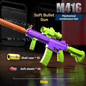 M416 per pistola <span class=keywords><strong>giocattolo</strong></span> semi-automatico da <span class=keywords><strong>cecchino</strong></span> con proiettili morbidi perfetto gioco all'aperto per i ragazzi - Product Image 2