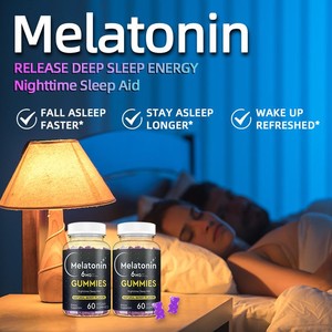 Suplemento para dormir con gominolas de melatonina, ayuda para dormir - Product Image 4