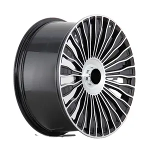 In Stock Alloy Aluminium Rim Car Weel 20*8.5j Multi Spokes 38 42 ET 66.6 CB For Maybach