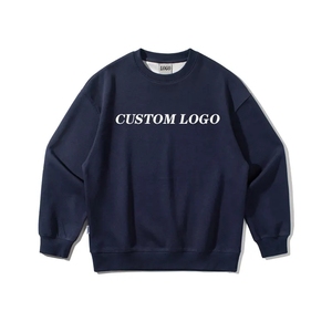 Bán Buôn Biểu Tượng Tùy Chỉnh Chất Lượng Cao Cotton Quá Khổ Hoodies Tùy Chỉnh In Logo Lông Cừu <span class=keywords><strong>Polyester</strong></span> Crewneck Người Đàn Ông Áo - Product Image 3