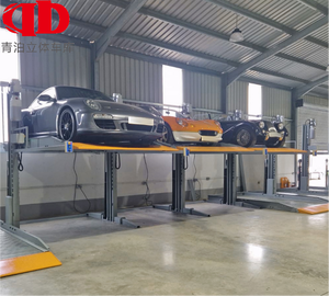 ลิฟท์จอดรถ<span class=keywords><strong>แบบ</strong></span> 2 คอลัมน์อัจฉริยะ พร้อมรีโมทคอนโทรล ระบบไฮดรอลิก รับน้ำหนัก 2-3 ตัน (5500 ปอนด์) โครงสร้างเหล็ก<span class=keywords><strong>แบบ</strong></span>บาง สำหรับโรงจอดรถที่บ้าน - Product Image 1