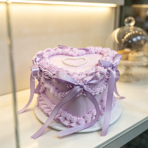 Modelo de Pastel Retro de Corazón de 4 Pulgadas, Simulación Vintage, Postre de Crema Falsa, Decoración Realista, Accesorio de Fotografía, Decoración para el Hogar, Pastelería, Escaparate - Product Image 6