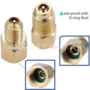Brass Valve <b>Adapter</b> 1/2 Inner 1/4 Outer For Refrigeration System - Product Image 3