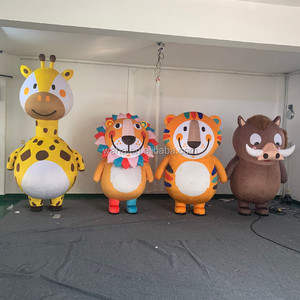 Publicité Gonflable lion tigre Girafe <span class=keywords><strong>sanglier</strong></span> Personnages <span class=keywords><strong>de</strong></span> Dessin Animé <span class=keywords><strong>de</strong></span> mascotte pour le défilé décoration - Product Image 1